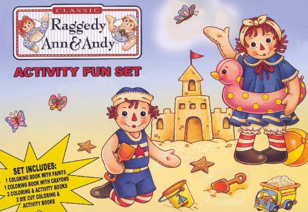 Simon & Schuster Raggedy Ann & Andy Classic Activity Fun Set