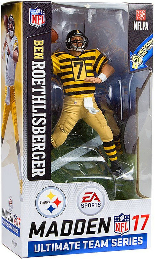 McFarlane Toys Madden NFL 17 Ben Roethlisberger Bumblebee Variant Figure