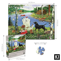 KI Puzzles Time for A Lil' Fishing 550 Piece