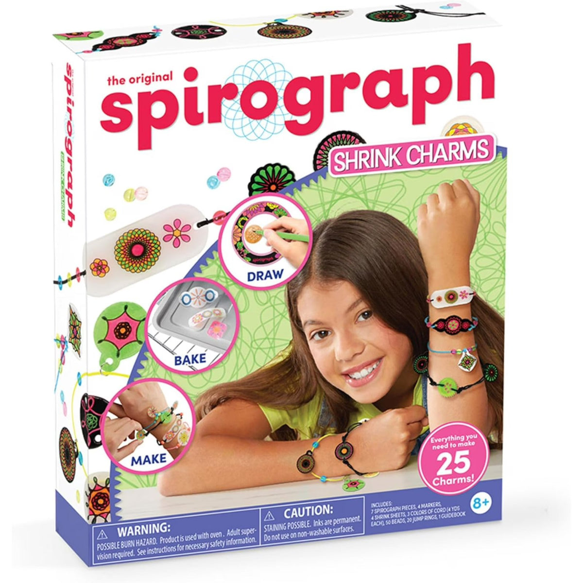 Spirograph Shrink Charms & Friendship Bracelet Kit by PlayMonster