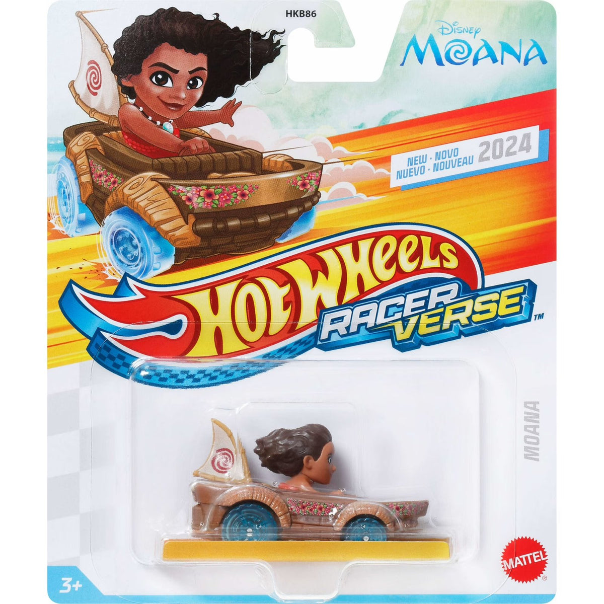 Hot Wheels RacerVerse Moana Die-Cast Car 1:64 Scale Collectible