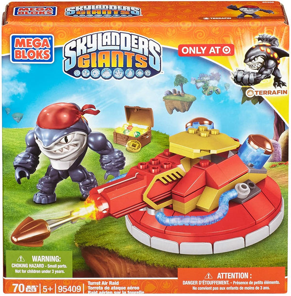 Mega Bloks Skylanders Giants Turret Air Raid with Terrafin