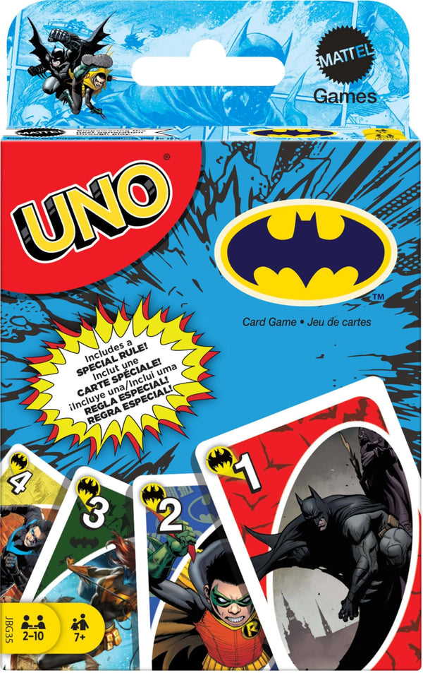 Mattel UNO Batman Edition Card Game with Special Rule