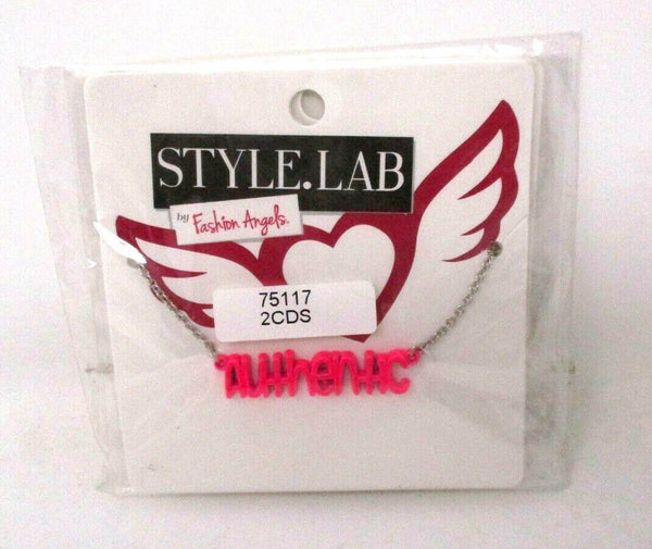 Fashion Angels Style Lab Word Necklace – Customizable Statement Jewelry