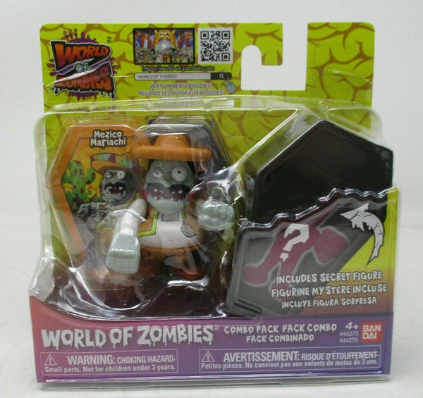 Bandai World of Zombies Mezico Mariachi 2-Pack 2.5" Figures