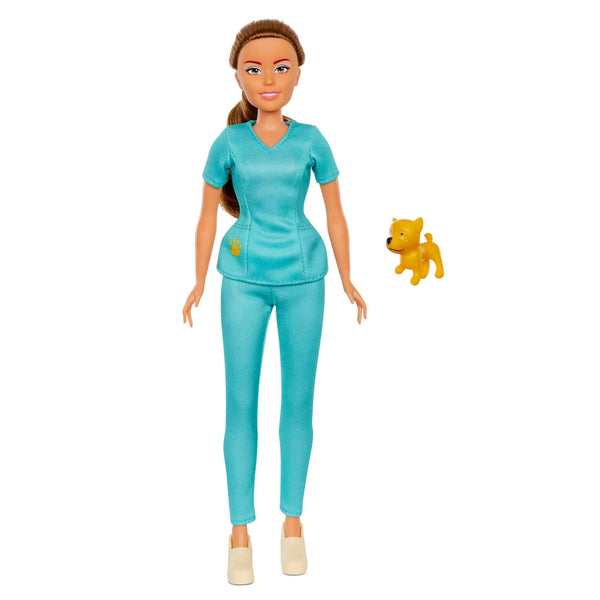 MGA Dream Ella Pet Vet Fashion Doll with Puppy & Scrubs Uniform