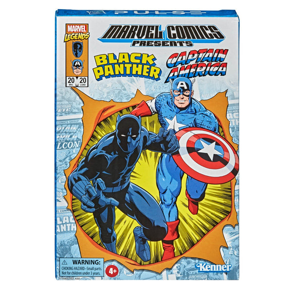 Marvel Legends Retro 3.75" Captain America & Black Panther Figures
