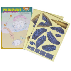 Sequoia Plesiosaurus 3-D Puzzle & Activity Book for Kids