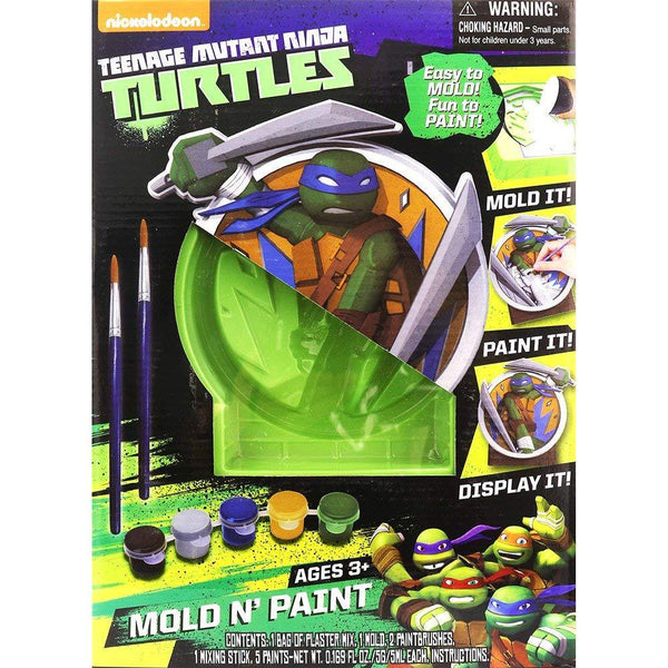 Tara Toy TMNT Mold & Paint Playset | Creative Plaster Art Kit