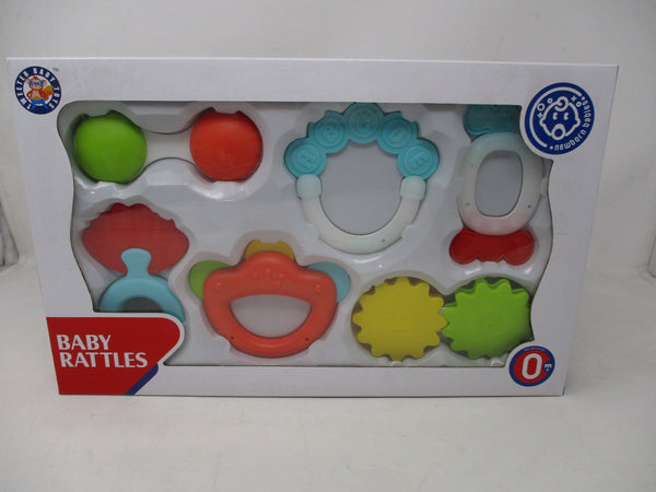 Tweeter Baby Rattle Set | 6-Piece Sensory Toy Collection for Infants