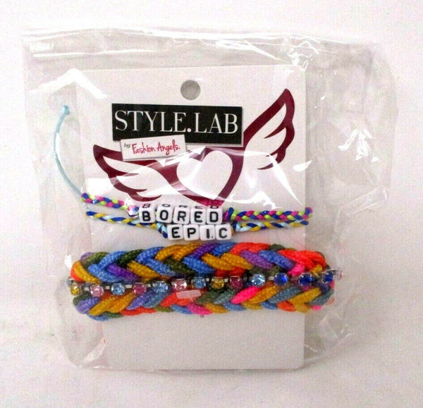 Style Lab Fashion Bracelet Pack — Set of 3 Stacking Bracelets