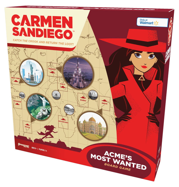 Pressman Carmen Sandiego: ACME's Most Wanted Board Game