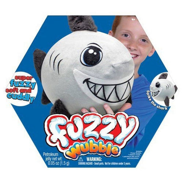 Fuzzy Wubble Shark – Squishy Stuffed Animal with Wubble Inside