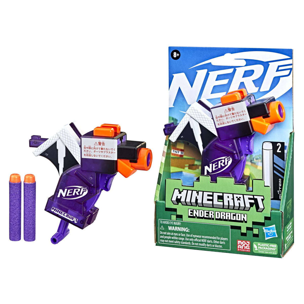 Nerf MicroShots Minecraft Ender Dragon Mini Blaster