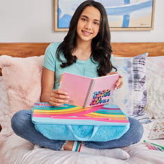 Make It Real Rainbow Bright Kids Lap Desk with Media Slot