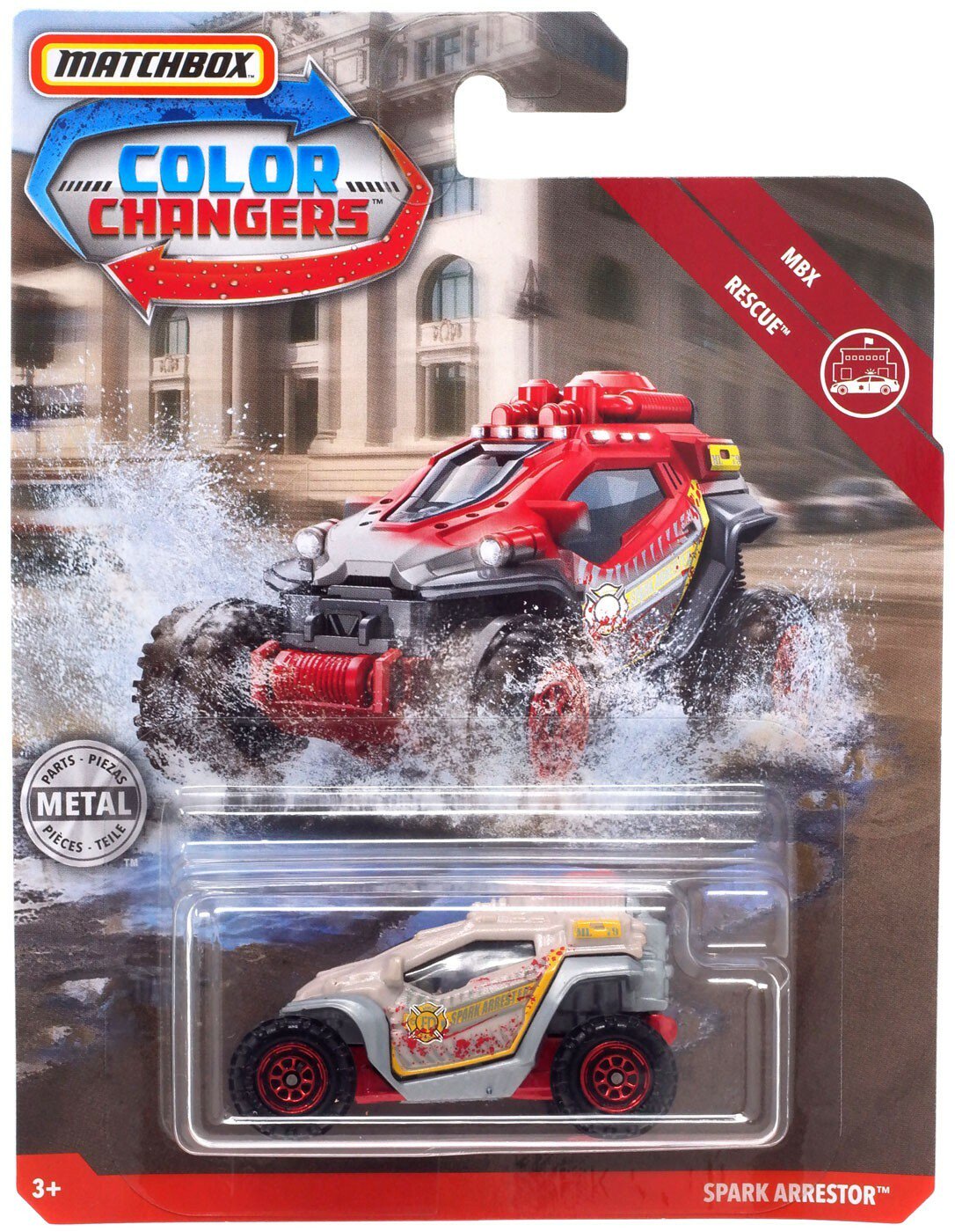 Matchbox Color Changers MBX Rescue Spark Arrestor Die-Cast Car
