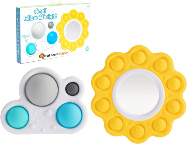 Fat Brain Toys Dimpl Billow & Bright Sensory Baby Toy