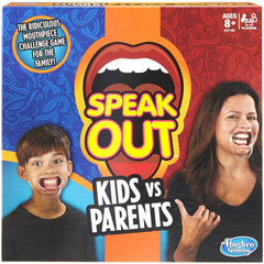Hasbro Speak Out: Kids vs Parents Mouthpiece Challenge Game