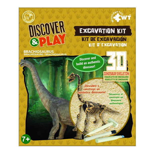 Wuundentoy Brachiosaurus Dinosaur Fossil Excavation Kit