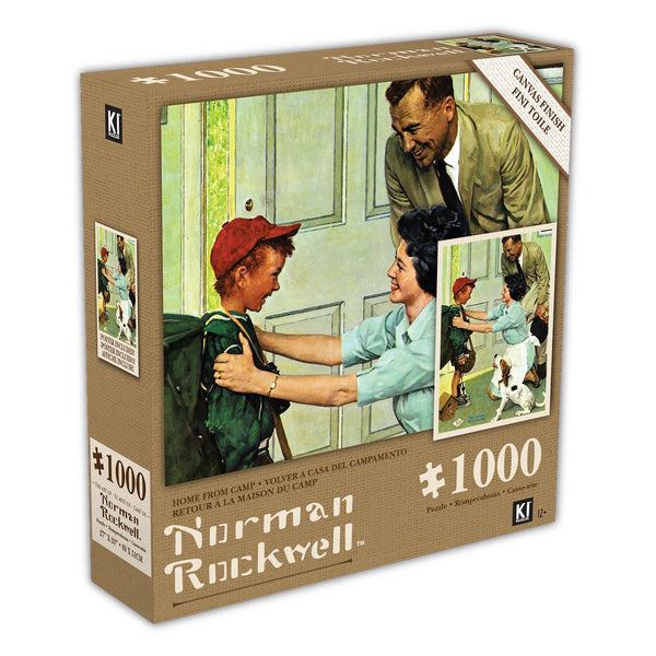 KI Puzzle Norman Rockwell Home From Camp 1000-Piece Puzzle