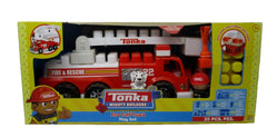 Tonka Mighty Builders Fire Tuff Truck Playset with Lights & Sounds
