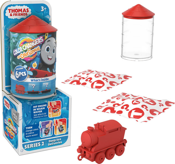 Thomas & Friends Color Reveal Mystery Train Engine with Cargo