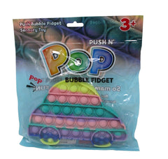 Push N' Pop Bubble Fidget Car | Sensory Stress Relief Toy
