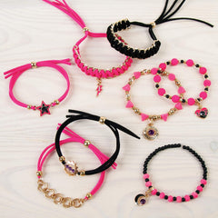 Make It Real Juicy Couture Crystal Bracelet Kit Bundle – Makes 15