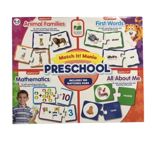 Match It Mania Preschool – 100 Matching Pairs Game