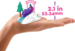 Barbie Mini Land Collectible Playset with 1.5-Inch Doll