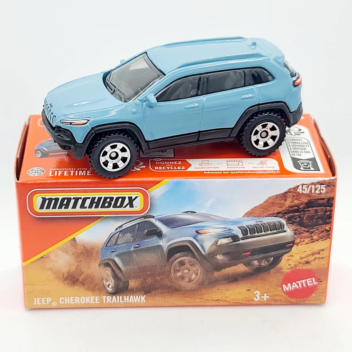 Matchbox 2025 Jeep Cherokee Trailhawk Die-Cast Car #45/125