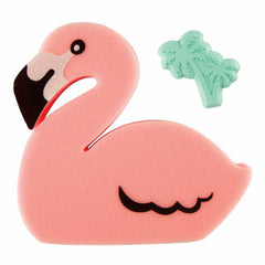 Fashion Angels Flamingo Vibes Bath Set with Sponge & Coconut Bath Bomb