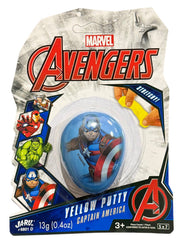 Avengers Captain America Sensory Putty – Yellow Stretchy Stress Toy