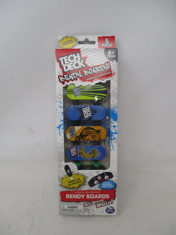 Tech Deck Bendy Boards 5-Pack | Tiger Set with Working Wheels