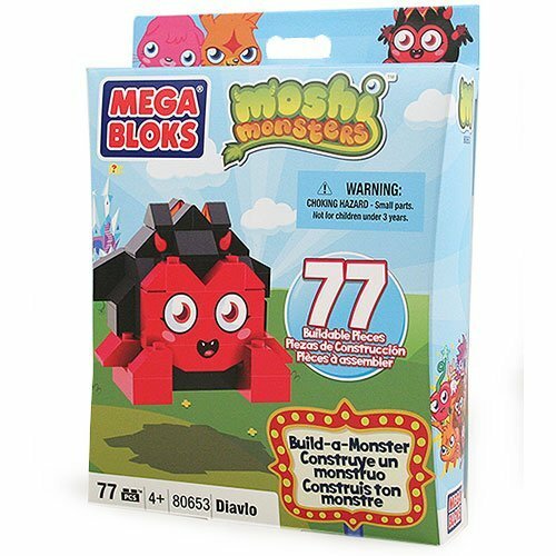 Mega Bloks Moshi Monsters Build-a-Monster Diavlo Building Set