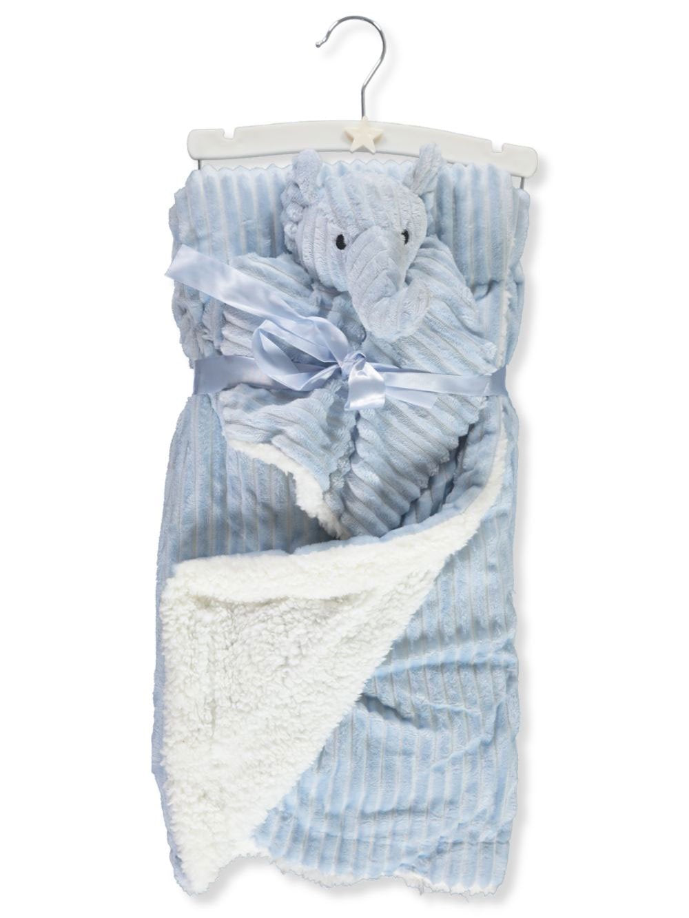 Lullaby Kids 2-Piece Plush Blanket & Security Blanket Set
