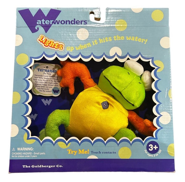 Water Wonders Fernando Frog Light-Up Stuffed Animal