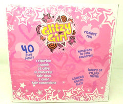 KS Toys Glitzy Girl Large Styling Head | 40-Piece Hair Play Set