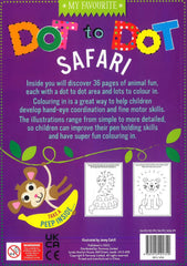 Melon Books My Favourite Dot to Dot Safari Activity Book