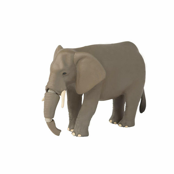 Ania Elephant Figure with Articulated Trunk | Safari Animal Toy