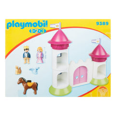 PLAYMOBIL 1.2.3 Castle with Stackable Towers Playset