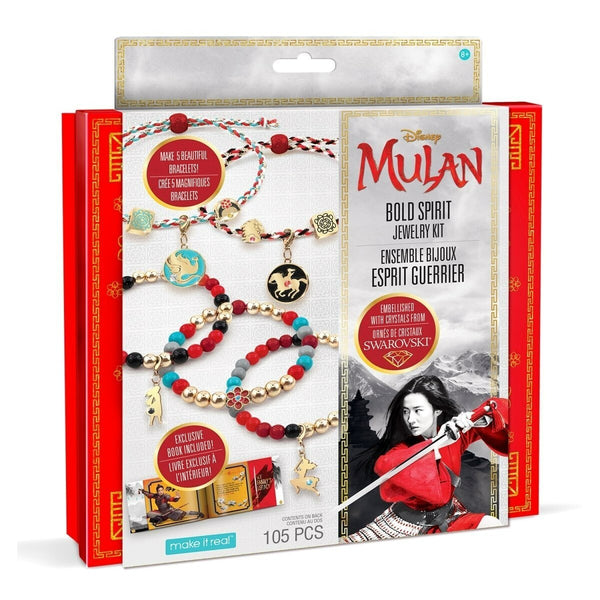 Make It Real Mulan Bold Spirit Jewelry Kit – 5 Bracelet Set