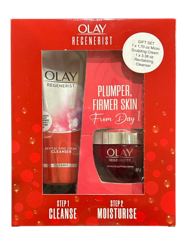 Olay Regenerist Gift Set – Moisturizer & Cleanser Duo