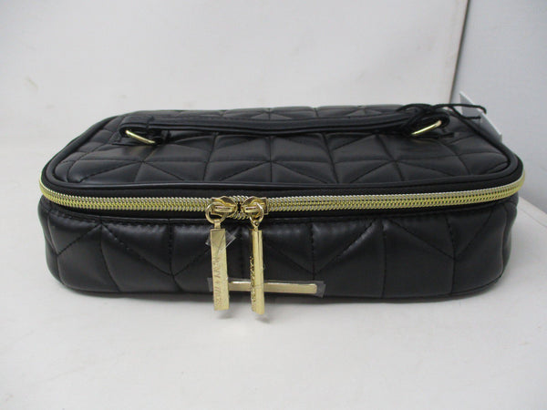 Navy + Moss 2-Piece Cosmetic Train Case Set with Brush Holder