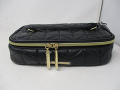 Navy + Moss 2-Piece Cosmetic Train Case Set with Brush Holder