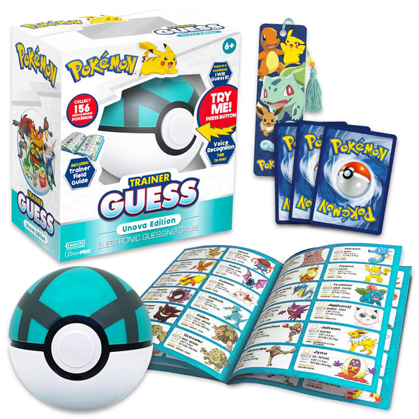 Pokémon Trainer Guess Game Unova Edition with Cards & Bookmark