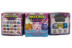 MicroZoo Mini Plush Animals | 3-Pack Mystery Collectible Set