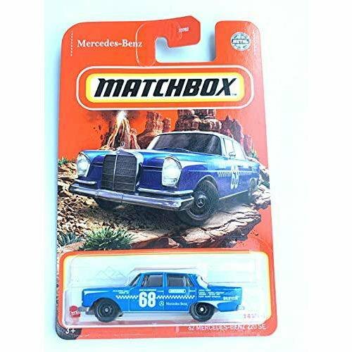 Matchbox 1962 Mercedes-Benz 220 SE Die-Cast Car #43 – Blue