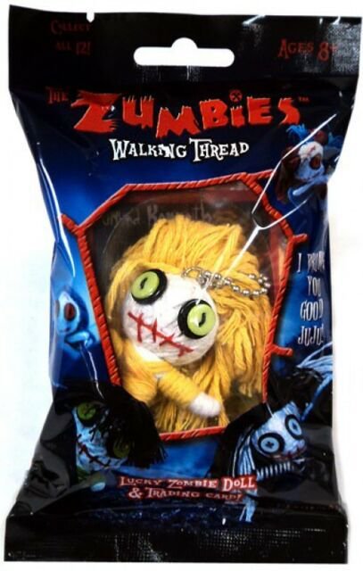 Zumbies Kenneth Lucky Zombie Doll & Trading Card Keychain