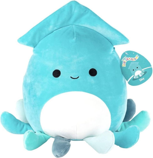 Squishmallows Sky The Squid 7.5'' Plush – Soft Collectible Toy